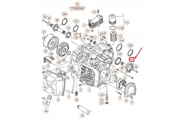 AUDI VW Transmission FLANGE SHAFT Left 02E409343D 02E409355D NEW OE Packaging status original