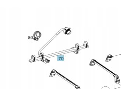Original bicycle holder for roof beams Mercedes Benz A000890029364