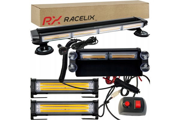 STROBE WARNING LAMP orange ROOF BEAM GLASS DUMMY