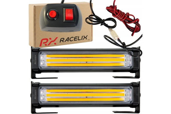 STROBE WARNING LAMP orange ROOF BEAM GLASS DUMMY Car type 4x4 SUV buses undefined trucks cargo vans RVs passenger cars