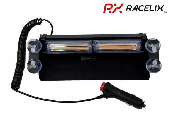 STROBE WARNING LAMP orange ROOF BEAM GLASS DUMMY Batteries included no