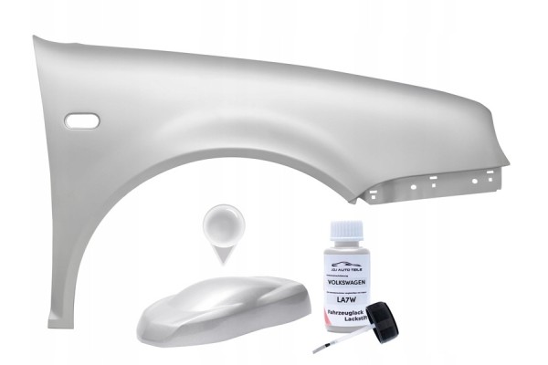 Mudguard VW Golf 4 right in colour LA7W new