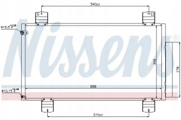 CONDENSER AIR CONDITIONING COOLER 940113 NISSENS Car type passenger cars
