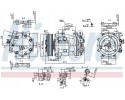 COMPRESSOR AIR CONDITIONING COMPRESSOR 89362 NISSENS Product weight with unit packaging 8 kg