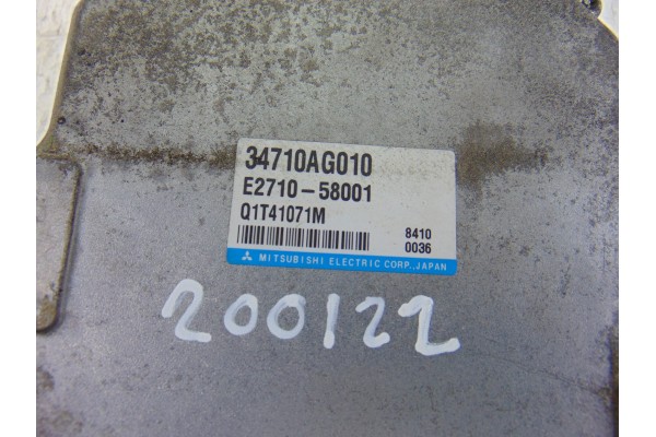 34710AG010  MODULO ELECTRONICO SUBARU LEGACY BERLINA (B13/BL) 2.0 D Classic 2008 34710AG010 200122 SUBARU - 1