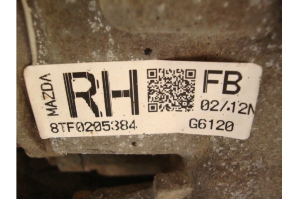Transmission Mazda 6 II 2 0 LF G6120 07 11r Catalog number of the part G6120