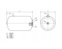 Air tank pneumatic system DT SPARE PARTS 2 44341 for VOLVO Catalog number of the part 2 44341