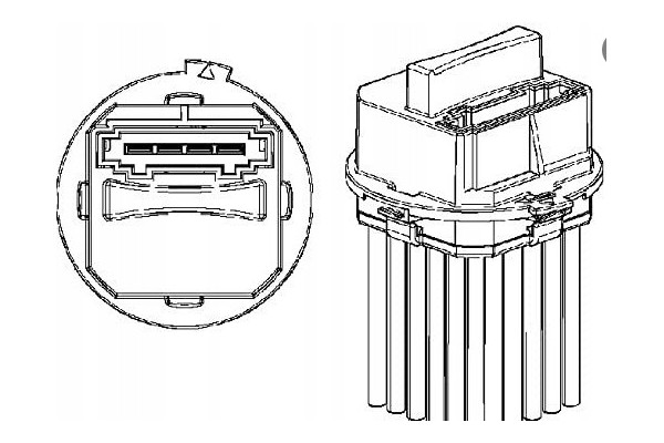 BEHR MAHLE BLOWER RESISTOR CITROEN C5 III C6 Part manufacturer Behr