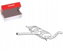 Center exhaust silencer fits AUDI A6 C5 2 5D 02 00 01 Quality of parts according to GVO Q original with factory logo OEM OES