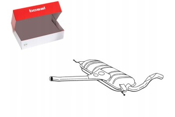 Center exhaust silencer fits AUDI A6 C5 2 5D 02 00 01 Quality of parts according to GVO Q original with factory logo OEM OES