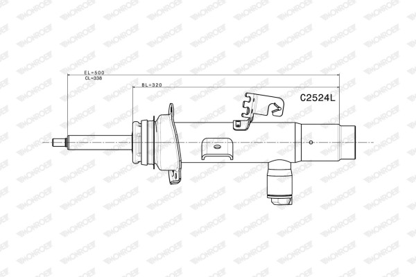 SHOCK ABSORBER BMW 1 L Part manufacturer Monroe
