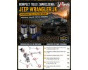 Swing arm bushings for Jeep Wrangler JK polybusze swing arm bushing set front Packaging status original