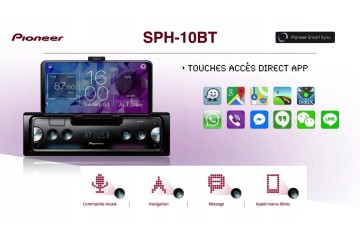 PIONEER SPH 10BT USB BT iPhone CAR RADIO