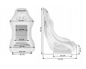 GTR Sports Chair Velour Bride Black Catalog number of the part mn fo 046