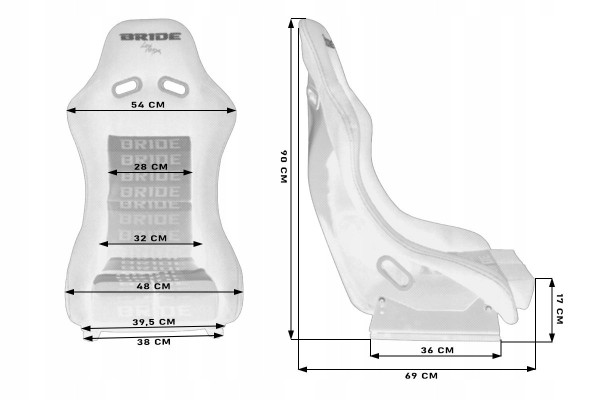 GTR Sports Chair Velour Bride Black Catalog number of the part mn fo 046