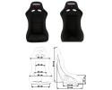 GTR Sports Chair Velour Bride Black Product weight with unit packaging 72 kg
