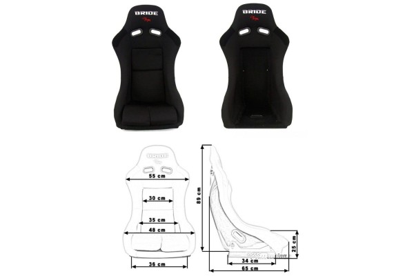 GTR Sports Chair Velour Bride Black Product weight with unit packaging 72 kg