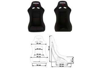 GTR Sports Chair Velour Bride Black Product weight with unit packaging 72 kg