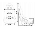 Asiento deportivo MTuning GTR Velor Bride Negro