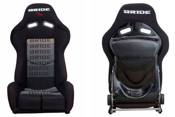 Sports chair LOW MAX K608 Velour Bride Black Grey Part manufacturer MTuning