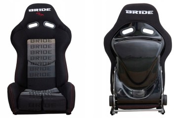 Sports chair LOW MAX K608 Velour Bride Black Grey Part manufacturer MTuning