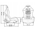 Sports chair LOW MAX K608 Velour Bride Black Grey Catalog number of the part MN FO 037