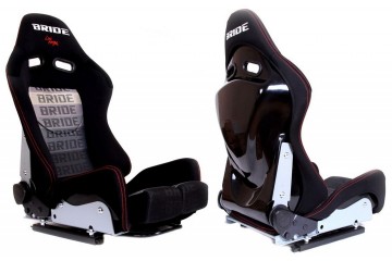 Sports chair LOW MAX K608 Velour Bride Black Grey Quality of parts according to GVO Z replacement