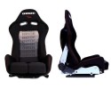 Sports chair LOW MAX K608 Velour Bride Black Grey Car type 4x4 SUV buses undefined trucks cargo vans RVs passenger cars
