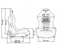 Sports chair LOW MAX K608 Velour Bride Black Grey EAN GTIN 5903713027515