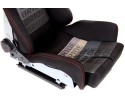 Asiento Deportivo LOW MAX K608 - Bride Velour Negro/Gris