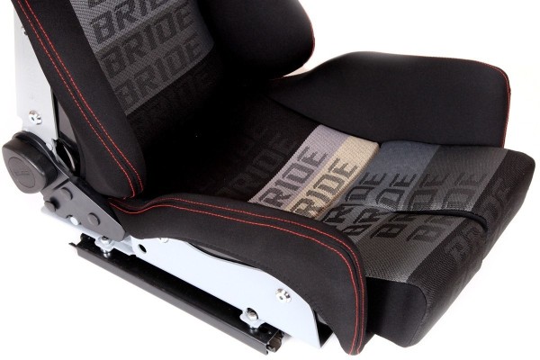 Asiento Deportivo LOW MAX K608 - Bride Velour Negro/Gris