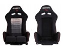 Asiento Deportivo LOW MAX K608 - Bride Velour Negro/Gris
