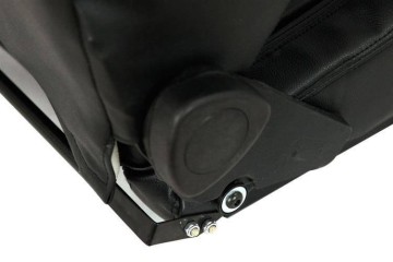 Sports chair DRAGO Leather Black Part manufacturer Monza