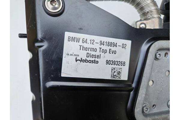 Webasto Thermo Top EVO BMW G20 G21 G22 G23 64 12 9418894 02 DIESEL Catalog number of the original 9418894