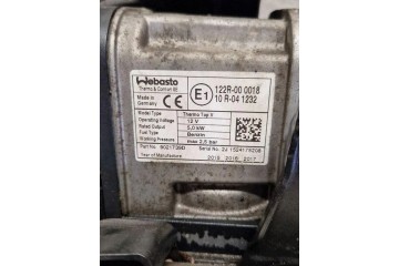 Webasto VW SHARAN 7N1 7N2 122R000018 2 0L gasoline 162kW 2015 Part manufacturer Volkswagen OE