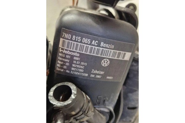 Webasto VW SHARAN 7N1 7N2 122R000018 2 0L gasoline 162kW 2015 Catalog number of the original 122R000018