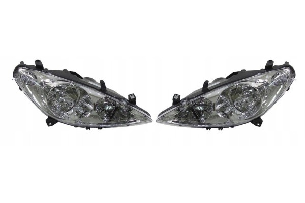HEADLIGHT LEFT RIGHT SET PEUGEOT 307 3_ 03 01 09 05