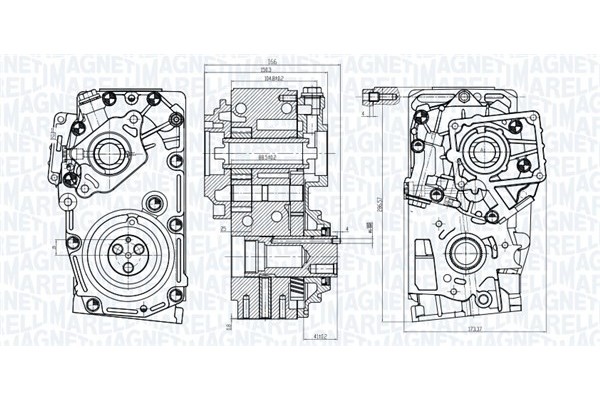 MAGNETI MARELLI DOG OIL PUMP Part manufacturer Magneti Marelli