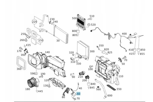 ENGINE OF AIR SUPPLY FLAP MERCEDES SPRINTER 900 906 Part manufacturer Mercedes Benz OE