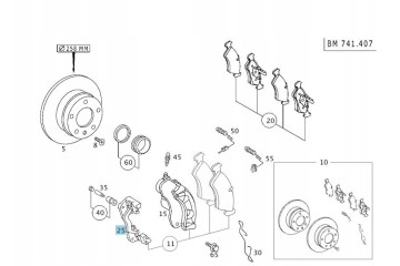 CLAMP YOKE REAR MERCEDES SPRINTER Part manufacturer Mercedes Benz OE