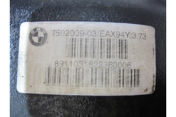 BMW X3 F25 N52 N47 REAR BRIDGE DYFER REAR 7592010 33107592010 7592009 3 73 Installation side rear
