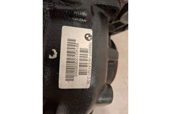 2013 Rear differential BMW X3 F25 7564867 Part manufacturer BMW OE