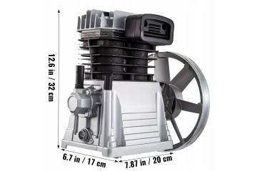 3KM 160PSI Compressor Head Aluminum Reciprocating Compressor Cooled Part manufacturer Vevor