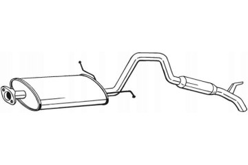FINAL SILENCER BOS282 959 282 959 Part manufacturer Bosal