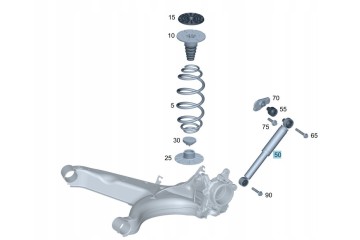 SHOCK ABSORBER REAR MERCEDES W447 VITO Packaging status original