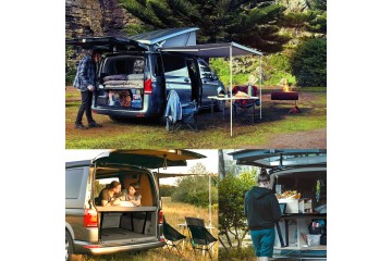Camping bed for the trunk foldable mattress VW T6 MULTIVAN 2015 2019 Customs tariff code 94019910