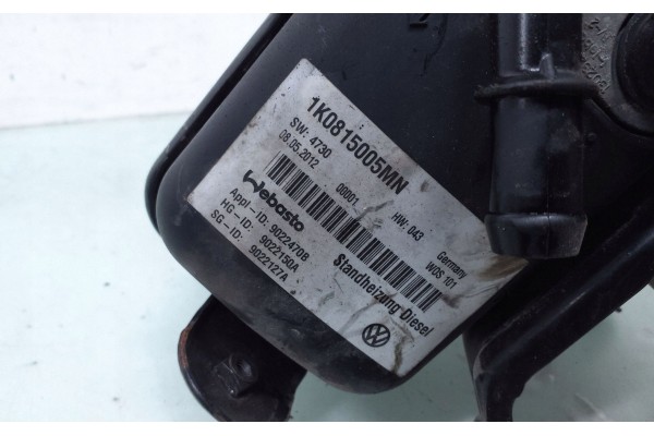 Calefactor de estacionamiento Volkswagen Caddy 2012 (Webasto) 1J121750