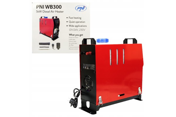 Parking heater for car webasto WB300 Diesel 5kW 12V 24V 230V remote control