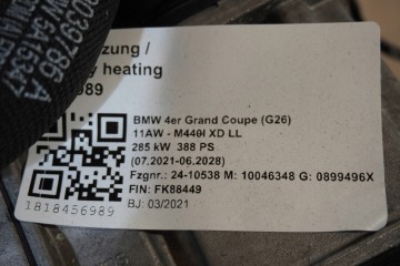 WEBASTO BMW G20 G22 G23 G26 PETROL 5A3A014 Car type passenger cars