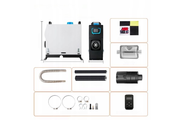 Calefactor estacionario diésel 8kW para coches con pantalla LCD - Cal
